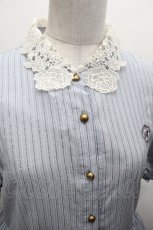 画像5: m petit by misako / ストライプワンピース M サックス S-26-04-30-034-LO-OP-AS-ZS (5)