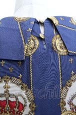 画像5: Jane Marple / Kingdom scarfのワンピース  紺 S-26-04-30-036-JM-OP-AS-ZS (5)