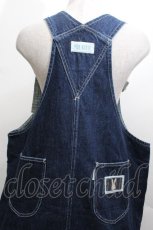 画像5: PINK HOUSE / White Cloverリース＆sleeping rabbit刺繍デニムジャンパースカート  青 S-26-04-30-039-LO-OP-AS-ZS (5)