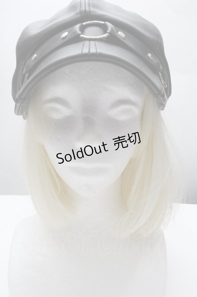 画像1: PUNK / キャスケット  黒 S-26-04-30-1003-PU-AC-AS-ZS (1)