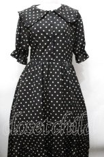画像1: m petit by misako / ワンピース L 黒ｘ白 S-26-04-30-1033-LO-OP-AS-ZS (1)