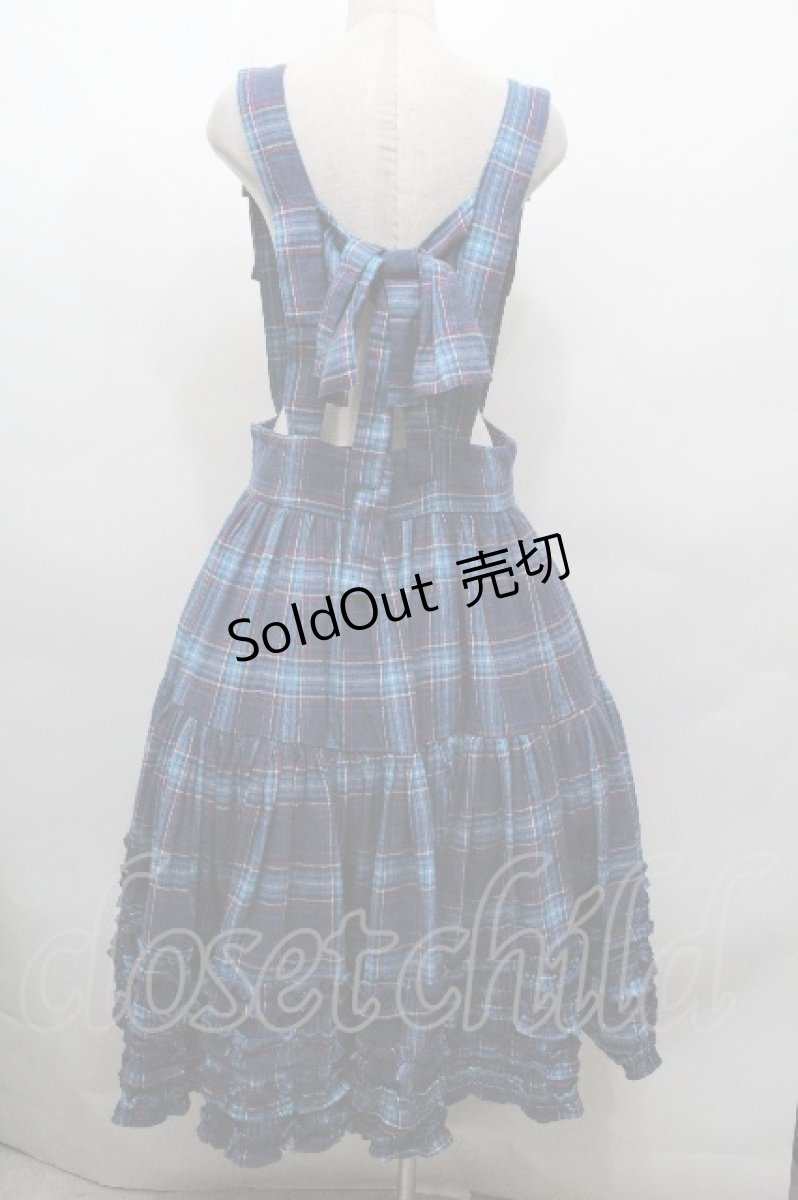 画像3: HEIHEI / 吊りリボンスカート  ブルー S-26-04-30-1040-PU-SK-HR-ZS (3)
