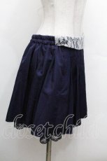 画像2: axes femme / ウエストレースキュロット  紺 S-26-04-30-1045-AX-PA-HR-ZS (2)