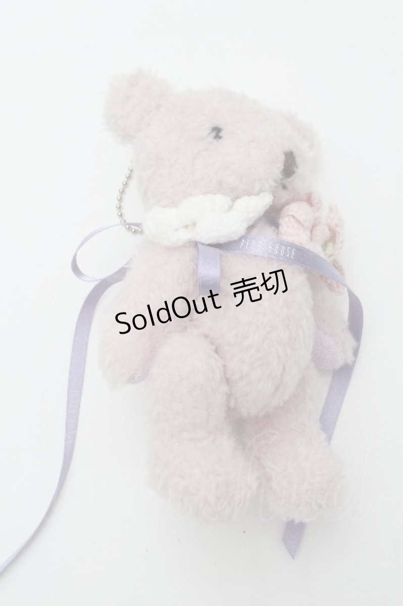 画像2: PINK HOUSE / 桜テディぬいぐるみコサージュ  ピンク S-26-04-30-1005-LO-AC-AS-ZS (2)