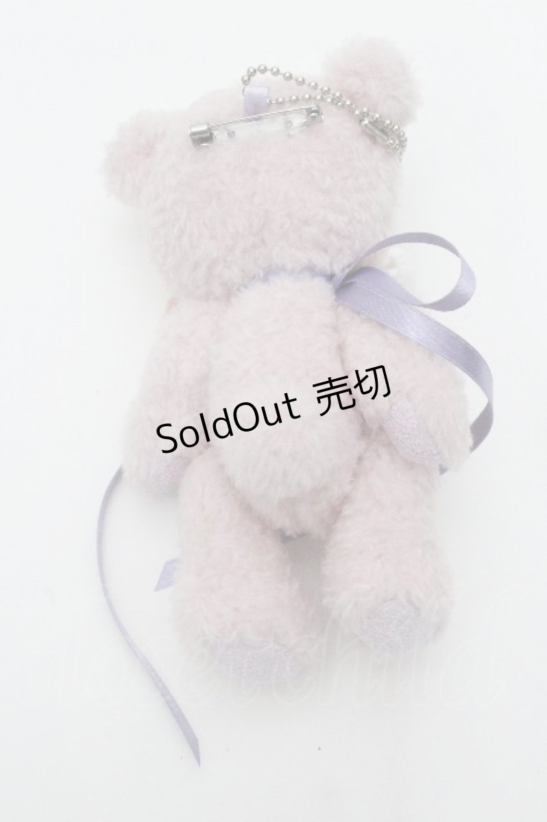 画像3: PINK HOUSE / 桜テディぬいぐるみコサージュ  ピンク S-26-04-30-1005-LO-AC-AS-ZS (3)