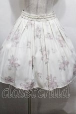 画像1: mille fille closet by LODISPOTTO / ローズブーケビジュースカート  白 S-26-04-30-1053-LO-SK-HR-ZS (1)