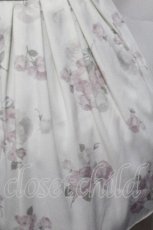画像2: mille fille closet by LODISPOTTO / ローズブーケビジュースカート  白 S-26-04-30-1053-LO-SK-HR-ZS (2)