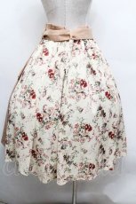 画像3: axes femme / シャビーシックフラワー柄スカート  イエロー S-26-04-30-1054-AX-SK-HR-ZS (3)