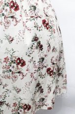 画像4: axes femme / シャビーシックフラワー柄スカート  イエロー S-26-04-30-1054-AX-SK-HR-ZS (4)