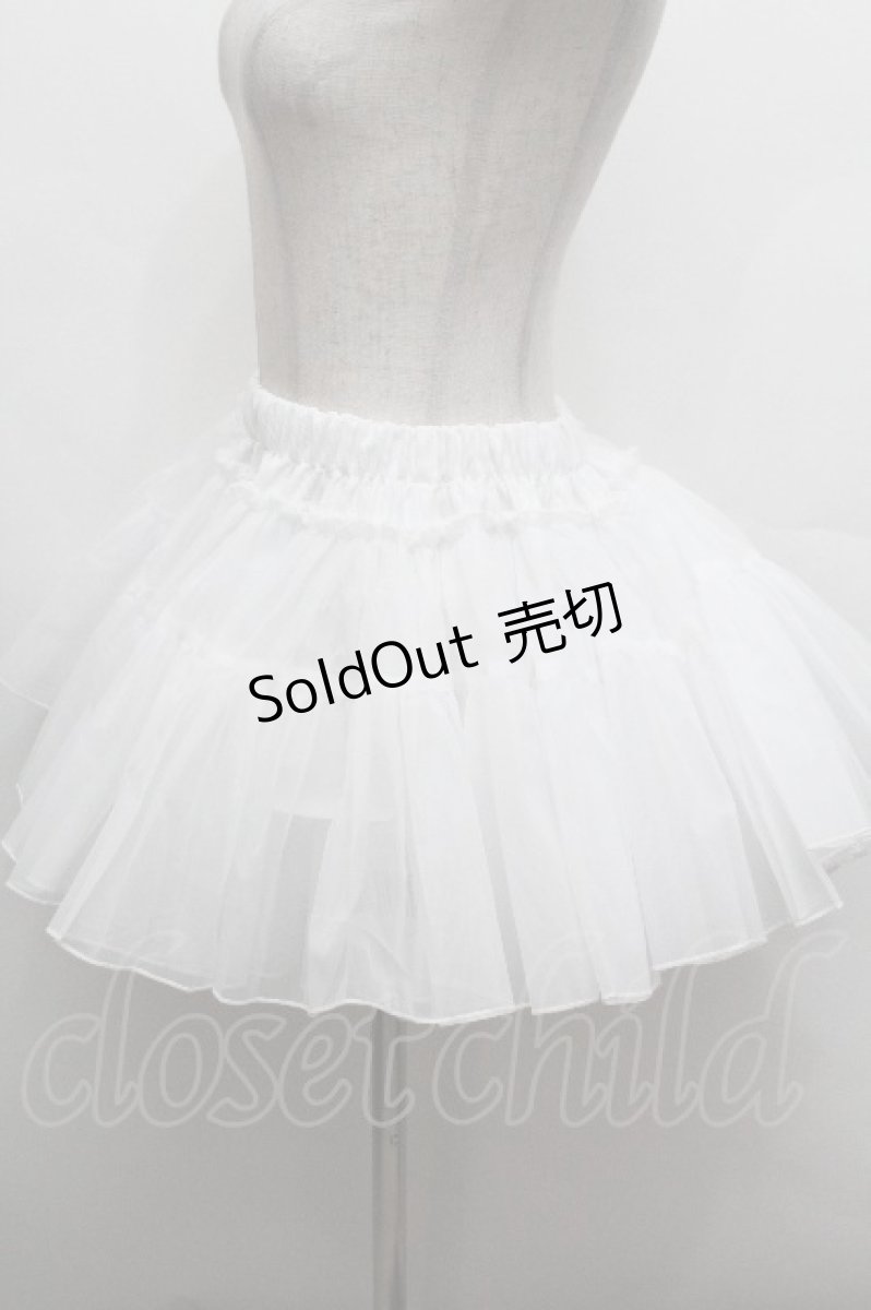 画像3: LOLITA / ショートチュールパニエ  白 S-26-04-30-1056-LO-SK-AS-ZS (3)