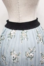 画像3: axes femme / 花柄プリーツスカート  グリーン S-26-04-30-1059-AX-SK-AS-ZS (3)