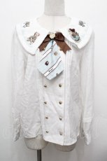 画像1: Amavel / Nounours Chocolatory ブラウス  白 S-26-04-30-1008-CA-BL-AS-ZS (1)