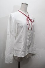 画像3: Kurumi Collaboration / KRデシンジゴスリブラウス L 白 S-26-04-30-1010-GO-BL-AS-ZS (3)