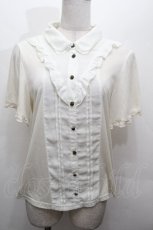 画像1: axes femme / ブラウス風カットプルオーバー  オフ S-26-04-30-1012-AX-TO-HR-ZS (1)