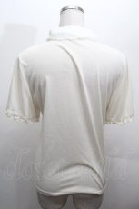 画像2: axes femme / ブラウス風カットプルオーバー  オフ S-26-04-30-1012-AX-TO-HR-ZS (2)