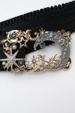 画像4: axes femme / アステリズムゴムベルト  黒ｘゴールド S-26-04-30-1001-AX-AC-AS-ZS (4)