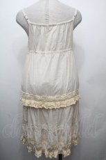 画像2: PINK HOUSE / ピンタックフリルキャミワンピース  オフ S-26-04-30-1020-LO-OP-AS-ZS (2)