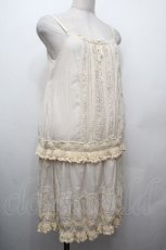 画像3: PINK HOUSE / ピンタックフリルキャミワンピース  オフ S-26-04-30-1020-LO-OP-AS-ZS (3)