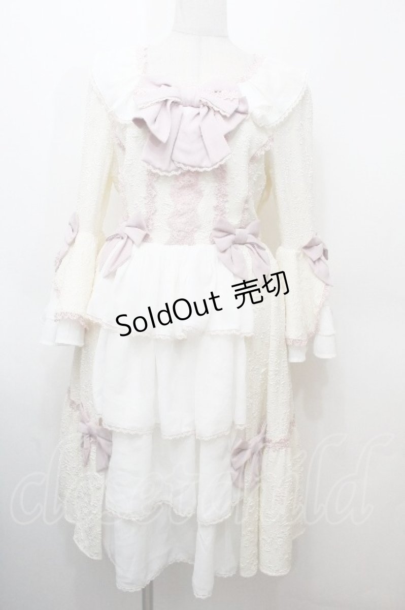 画像1: axes femme kawaii / メアリー姫袖ドレス  オフ S-26-04-30-1021-AX-OP-AS-ZS (1)