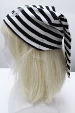 画像2: MAM MAXICIMAM / うさみみ帽子  黒ｘ白 S-26-04-30-1002-0-AC-AS-ZS (2)