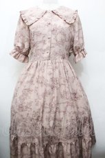 画像1: m petit by misako / トワルドジュイセーラーワンピース L ピンクベージュ S-26-04-30-1025-LO-OP-AS-ZS (1)