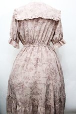 画像2: m petit by misako / トワルドジュイセーラーワンピース L ピンクベージュ S-26-04-30-1025-LO-OP-AS-ZS (2)