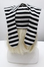 画像4: MAM MAXICIMAM / うさみみ帽子  黒ｘ白 S-26-04-30-1002-0-AC-AS-ZS (4)