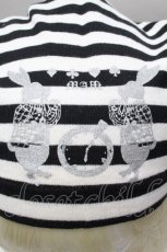 画像5: MAM MAXICIMAM / うさみみ帽子  黒ｘ白 S-26-04-30-1002-0-AC-AS-ZS (5)