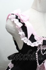 画像6: BABY,THE STARS SHINE BRIGHT / Eleonoreジャンパースカート  黒ｘピンク S-26-04-30-040-BA-OP-AS-ZS (6)