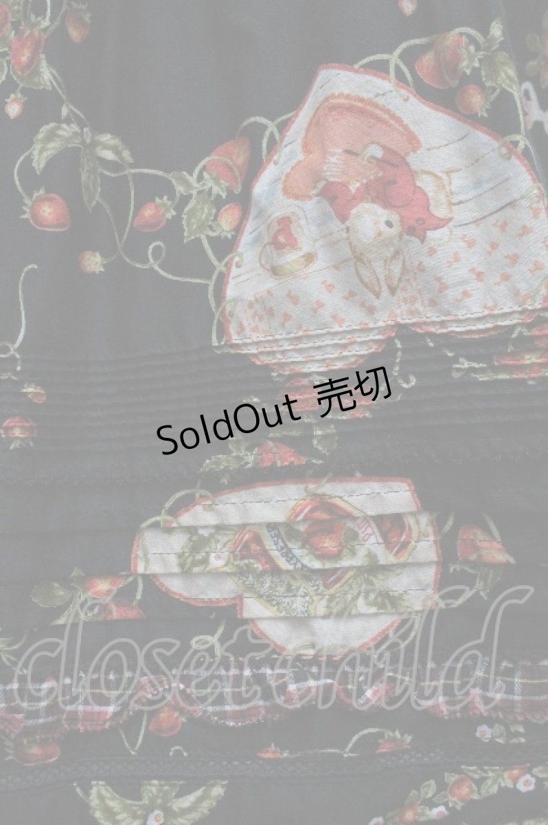 画像7: PINK HOUSE / Rambling Heartsプリントパッチワークワンピース  黒 S-26-04-30-043-LO-OP-AS-ZS (7)