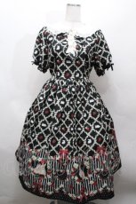 画像1: axes femme kawaii / ベリーフィールズワンピース  黒 S-26-04-30-044-AX-OP-AS-ZS (1)