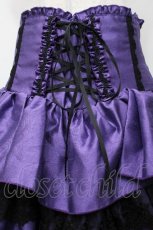 画像2: ATELIER PIERROT / ミニコルセットスカート  パープル S-26-04-30-050-EL-SK-AS-ZS (2)