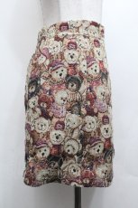 画像3: Ank Rouge / くまゴブランスカート  ベージュ S-26-04-30-051-CA-SK-HR-ZS (3)