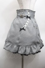 画像2: LIZ LISA / ギンガムスカート  黒ｘ白 S-26-04-30-053-LO-SK-HR-ZS (2)