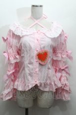 画像1: BABY,THE STARS SHINE BRIGHT / Eleonoreブラウス  ピンク S-26-04-30-008-BA-BL-AS-ZS (1)