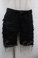 画像1: HYSTERIC GLAMOUR / デニムハーフパンツ  黒 S-26-04-30-058-PU-PA-HR-ZS (1)