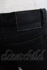 画像4: HYSTERIC GLAMOUR / デニムハーフパンツ  黒 S-26-04-30-058-PU-PA-HR-ZS (4)