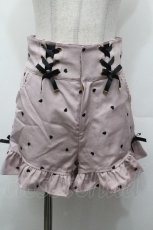 画像1: LIZ LISA / ハート刺繍フリルショーパン  ピンク S-26-04-30-060-LO-PA-HR-ZS (1)