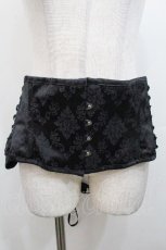 画像1: ATELIER PIERROT / Midnight Thorn Corset 4 黒 S-26-04-30-002-EL-ZA-AS-ZS (1)
