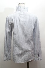 画像3: Jane Marple / フリルカラーストライプブラウス  サックス S-26-04-30-009-JM-BL-AS-ZS (3)