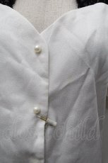 画像5: MA*RS / レース切替半袖ブラウス  白ｘ黒 S-26-04-30-011-EL-BL-HR-ZS (5)