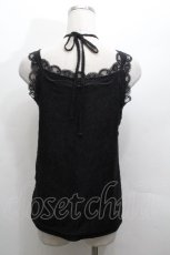 画像3: axes femme / 3WAY総レースタンクトップ  黒 S-26-04-30-012-AX-TO-AS-ZS (3)