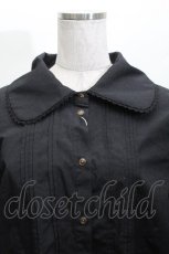 画像4: Kurumi Collaboration / マリンアカデミアブラウス 4L 黒 S-26-04-30-013-GO-BL-AS-ZS (4)