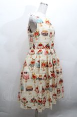 画像2: Jane Marple / アニバーサリーケーキスクエアドレス  オフ S-26-04-30-016-JM-OP-AS-ZS (2)