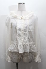 画像1: Leur Getter / カルゼワッシャーブラウス  オフ S-26-04-30-004-LU-BL-AS-ZS (1)