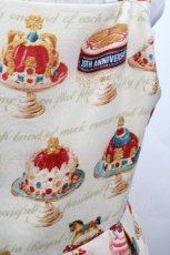 画像4: Jane Marple / アニバーサリーケーキスクエアドレス  オフ S-26-04-30-016-JM-OP-AS-ZS (4)