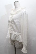 画像2: Leur Getter / カルゼワッシャーブラウス  オフ S-26-04-30-004-LU-BL-AS-ZS (2)