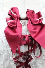 画像4: BABY,THE STARS SHINE BRIGHT / Cinderella きらめく魔法の舞踏会柄ワンピース  白ｘワイン S-26-04-30-018-BA-OP-AS-ZS (4)