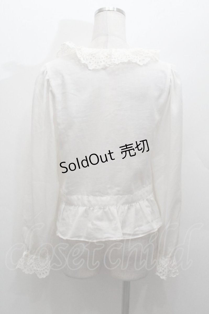 画像3: Leur Getter / カルゼワッシャーブラウス  オフ S-26-04-30-004-LU-BL-AS-ZS (3)