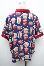 画像2: Emily Temple cute / Popcooorn　BIGTシャツ  ネイビー×赤 S-26-05-02-027-ET-TS-TE-ZS (2)